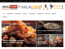 Tablet Screenshot of halalflash.com